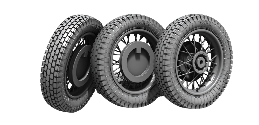 CMK/Czech Master Kits 129-P35034 1:35 Zundapp KS 750 Wheels