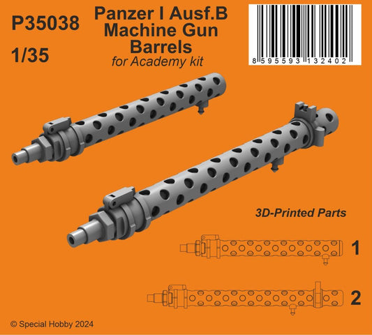 CMK/Czech Master Kits 129-P35038 1:35 Pz.Kpfw.Ausf.B Machine Gun Barrels