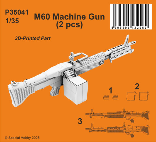 CMK/Czech Master Kits 129-P35041 1:35 M60 Machine Guns x 2