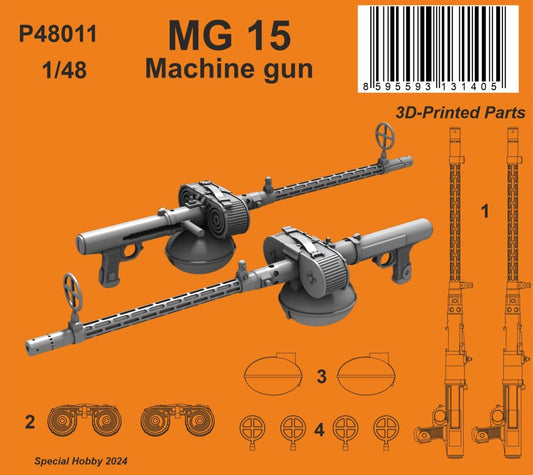 CMK/Czech Master Kits 129-P48011 MG 15 Machine gun 1:48