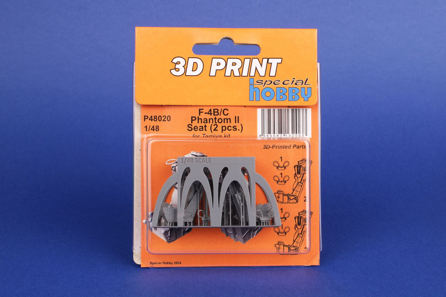 CMK/Czech Master Kits 129-P48020 1:48 McDonnell F-4B Phantom Seat