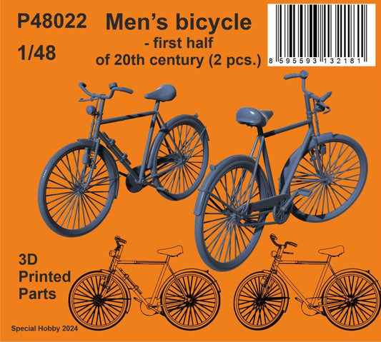 CMK/Czech Master Kits 129-P48022 1:48 Men`s bicycle