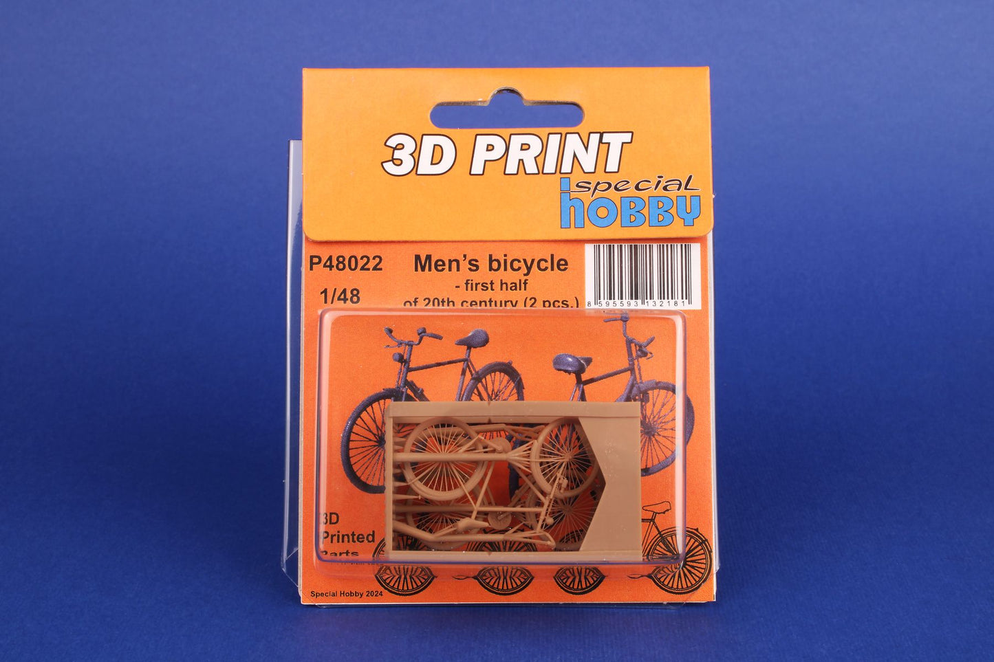 CMK/Czech Master Kits 129-P48022 1:48 Men`s bicycle
