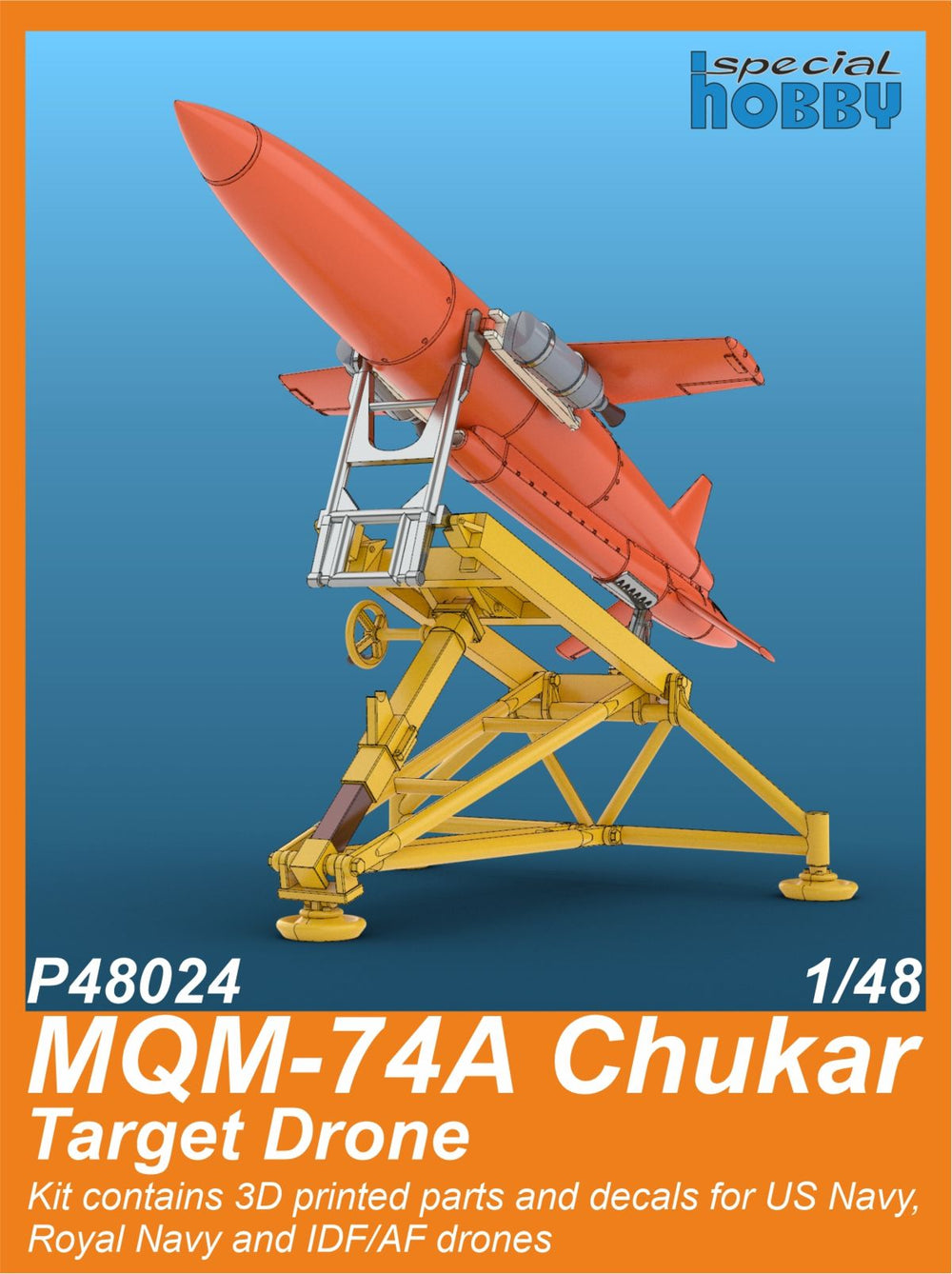 CMK/Czech Master Kits 129-P48024 MQM-74A Chukar Target Drone 1:48