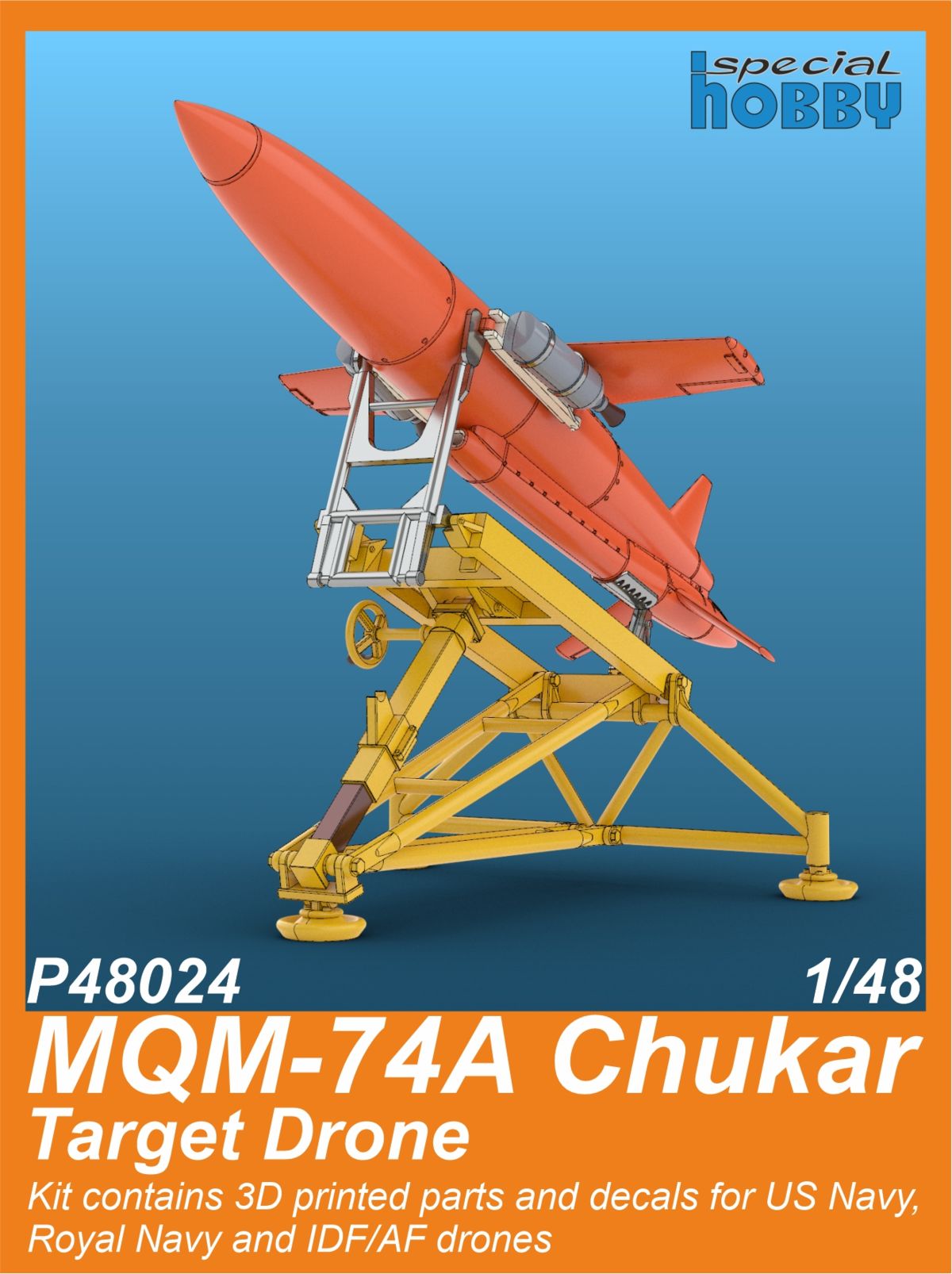 CMK/Czech Master Kits 129-P48024 MQM-74A Chukar Target Drone 1:48