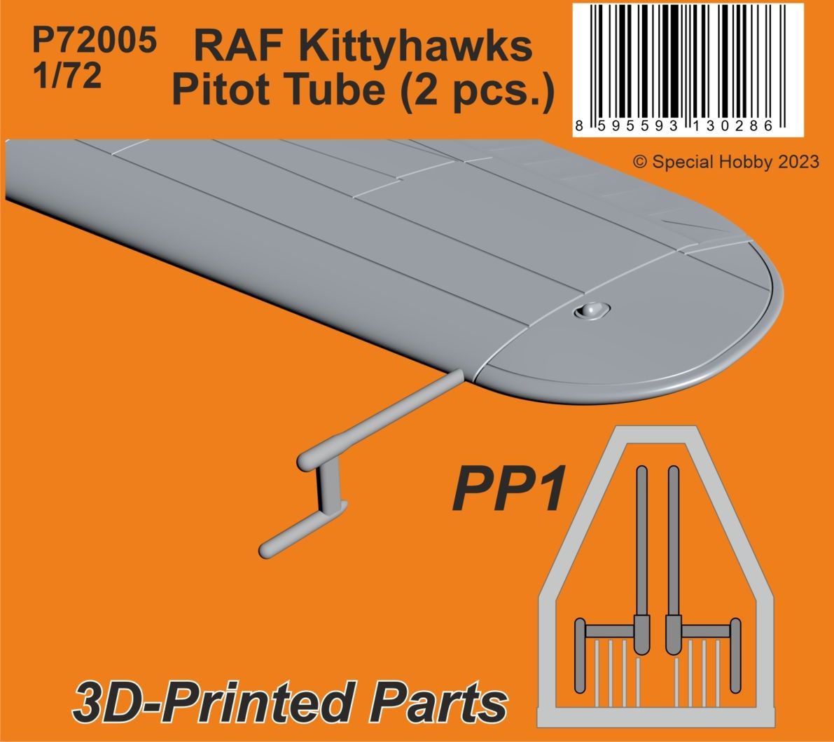 CMK/Czech Master Kits 129-P72005 1:72 RAF Curtiss Kittyhawk Mk.IA Pitot Tube