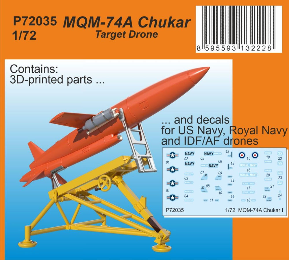 CMK/Czech Master Kits 129-P72035 1:72 MQM-74A Chukar 'Target Drone'