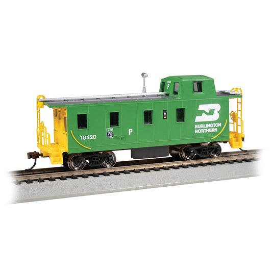 Bachmann USA Streamlined Caboose with Offset Cupola Burlington Northern #10420 HO 14005
