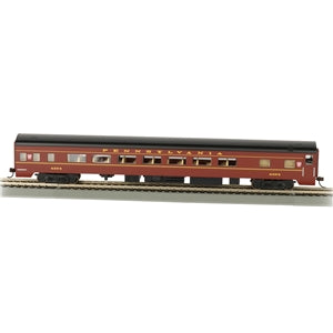 Bachmann USA 85' Smooth-Side Coach - PRR HO Gauge 14201