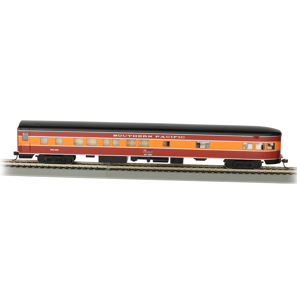 Bachmann USA 14307 85' Smooth-Side Obs Car Southern Pacific Daylight(Lighted) HO