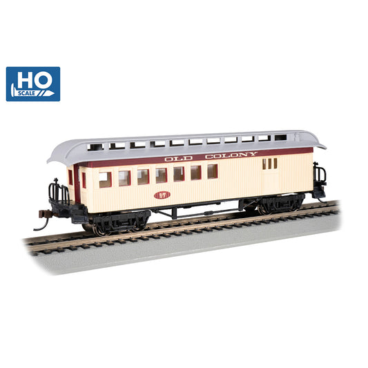 Bachmann USA Old Time Coach Clerestory Roof Combine Old Colony RR HO 15206