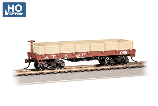 Bachmann USA Old-Time Gondola Car - ATSF #966 HO Gauge 15401