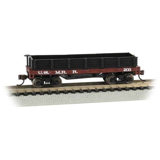 Bachmann USA Old-Time Gondola - U.S. Military Railroad N Gauge 15454