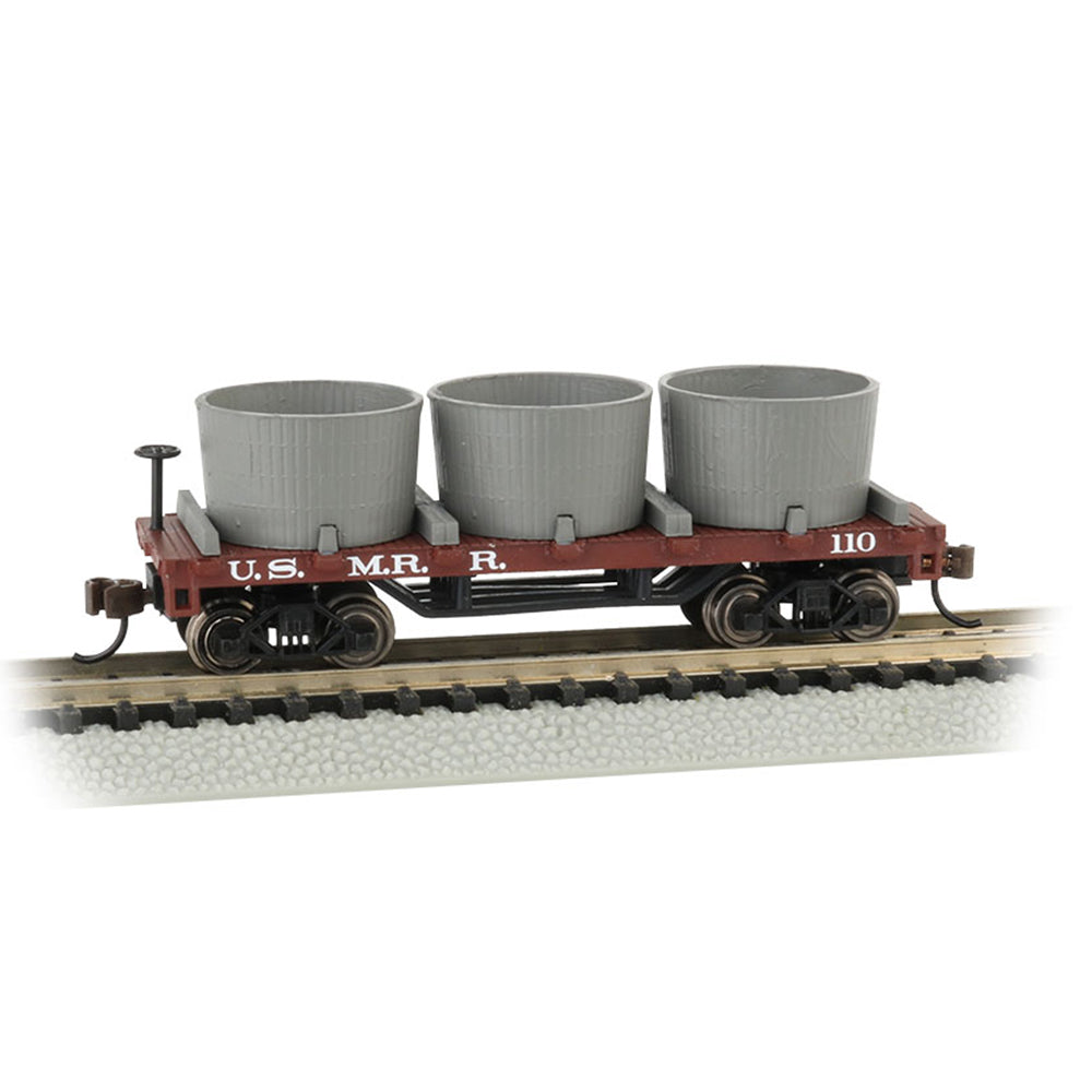 Bachmann USA Old-Time Water Tank Car - U.S. Military Railroad N Gauge 15554