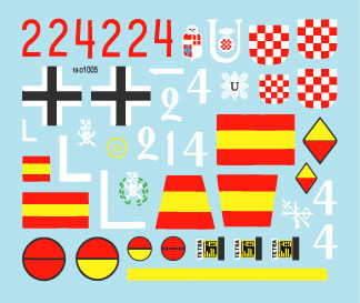 Star Decals 16-D1005 1:16 Pz.Kpfw.I Ausf.A Pz.Abt z.b.V