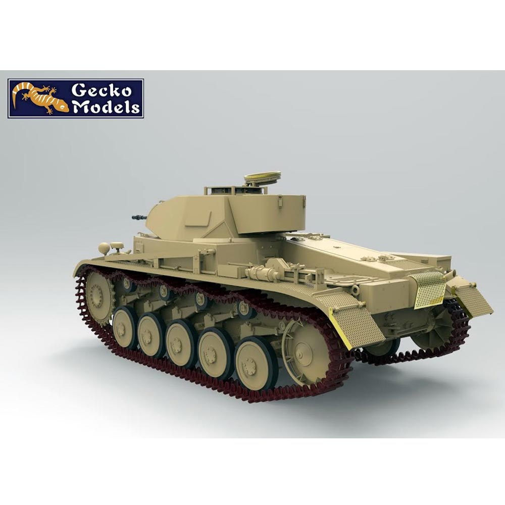 Gecko 16GM0009 Pz.Kpfw II Ausf F N.Africa & Italian Front 1:16 Tank Model Kit