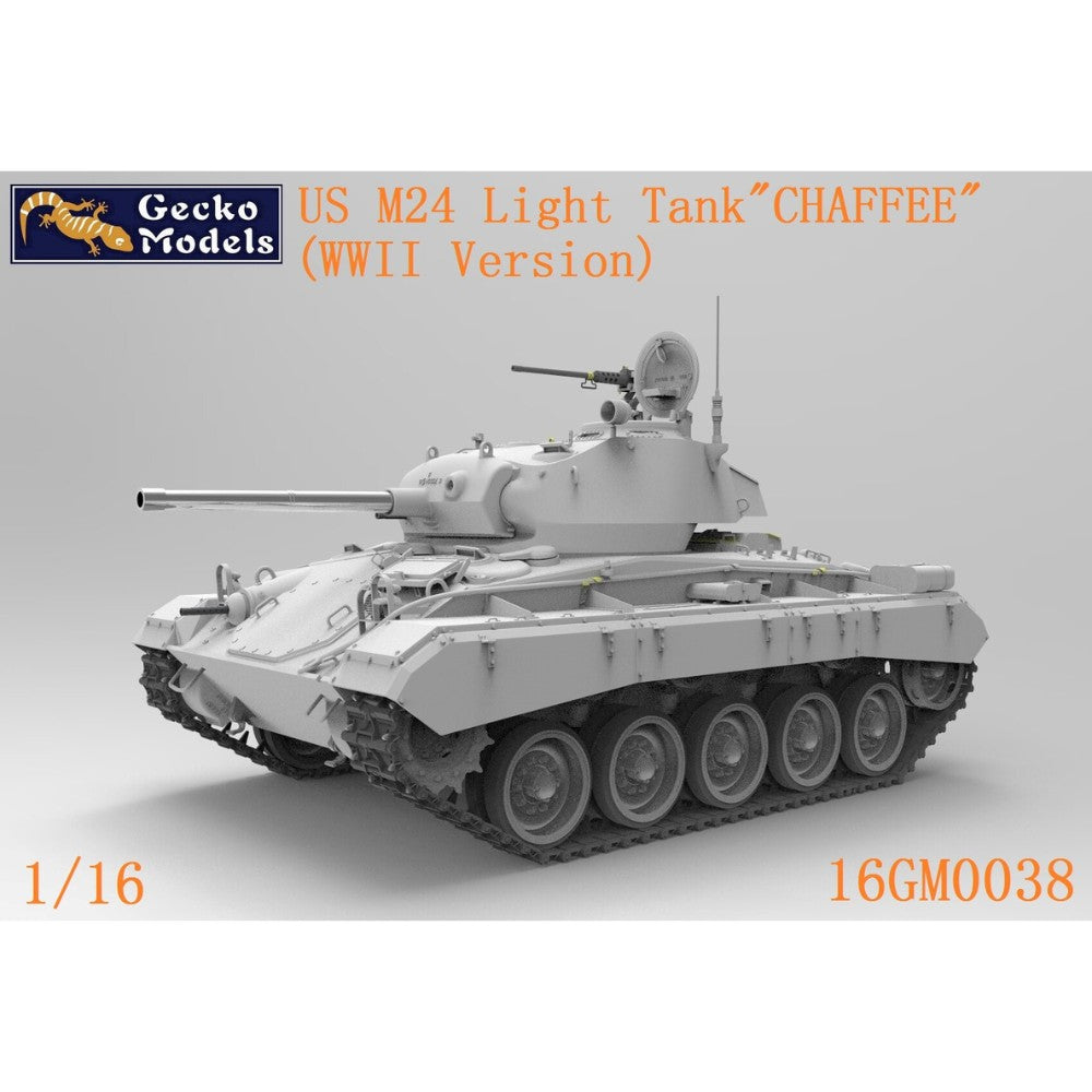Gecko 16GM0038 US M24 Light Tank Chaffee WWII 1:16 Model Kit – Jadlam ...
