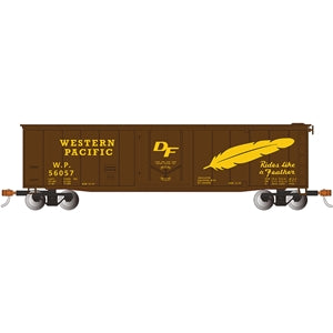 Bachmann USA AAR 40' Steel Box Car - Western Pacific (Feather Car) N Gauge 17062