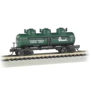 Bachmann USA 3-Dome Tank Car - Chemcell N Gauge 17152