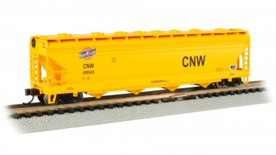 Bachmann USA ACF 56' 4-Bay Center-Flow Hopper - CNW #49043 N Gauge 17567