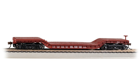 Bachmann USA 18337 52' Centre-Depressed Flat - S.Fe #90000 HO Gauge