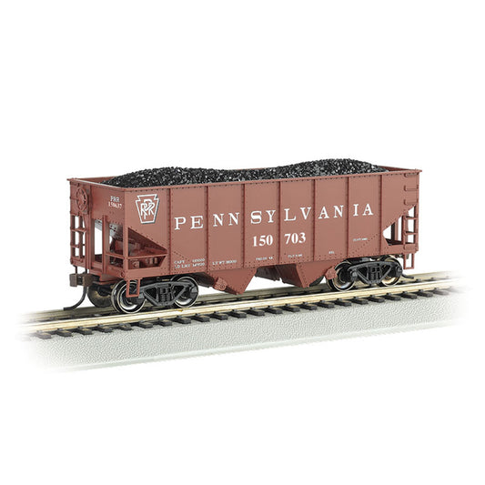 Bachmann USA 55 Ton 2-Bay USRA Outside Braced Hopper PRR #150703 HO 19512