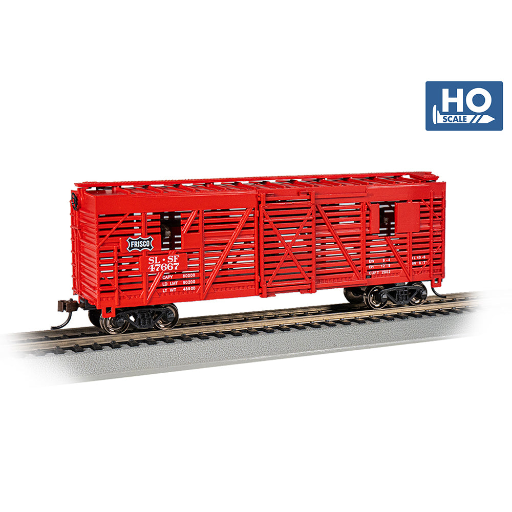 Bachmann USA 40' Stock Car - Frisco #47667 With Cattle HO Gauge 19712