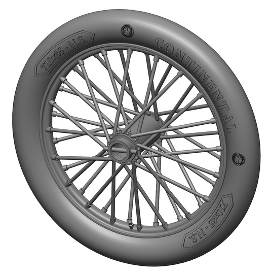 Art Scale 200-A32008 1:32 German 710x85 spoked wheels