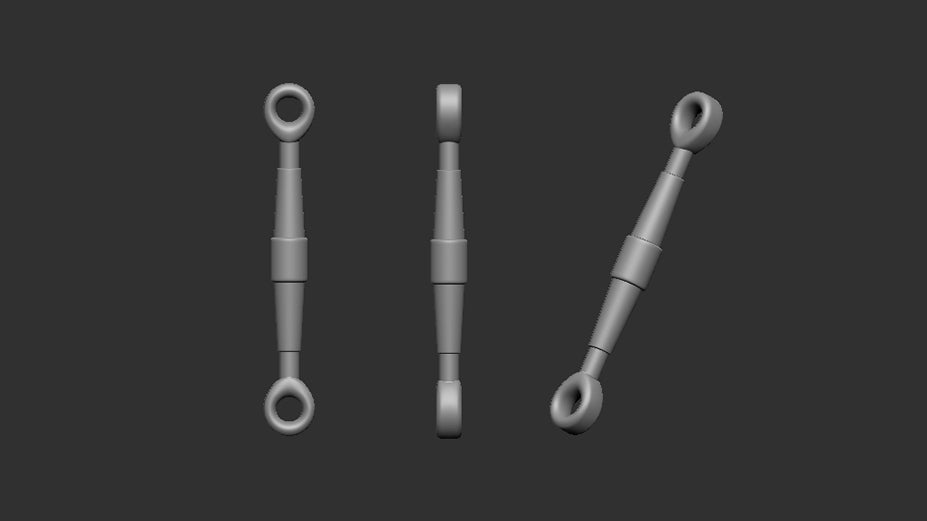 Art Scale 200-A32012 1:32 Turnbuckles 2 types: