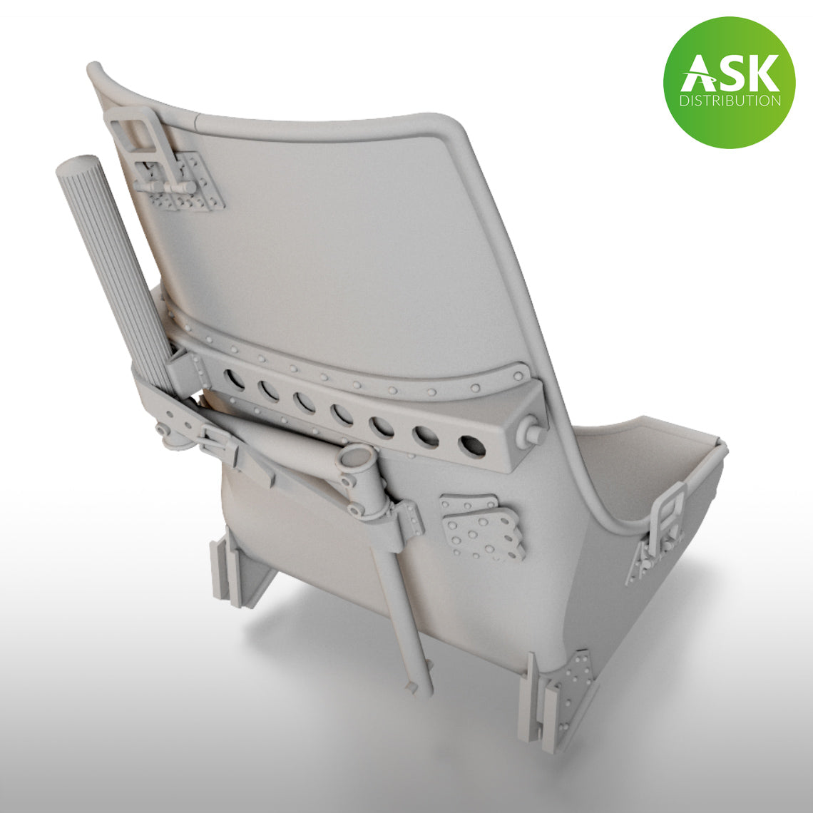 Art Scale 200-A32015 1:32 Mitsubishi A5M4 Claude seat with starter handle
