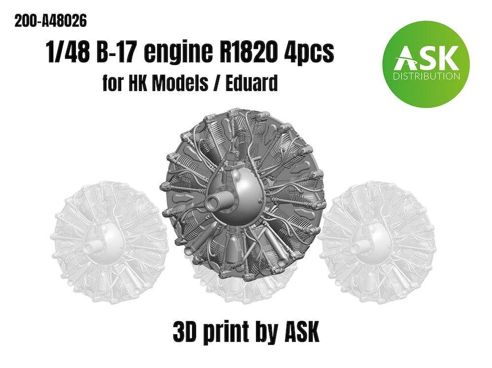 Art Scale 200-A48026 1:48 Wright R-1820