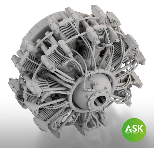 Art Scale 200-A48037 1:48 Nakajima Sakae 12 engine