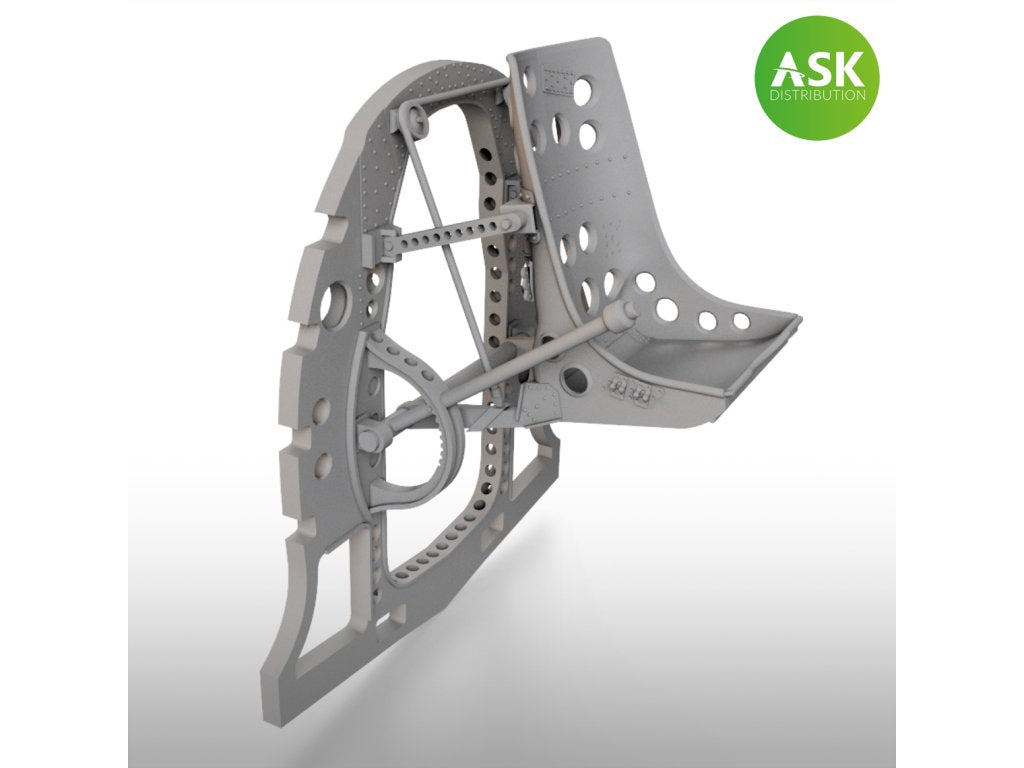Art Scale 200-A48051 1:48 Mitsubishi A6M5 Bulkhead with Seat