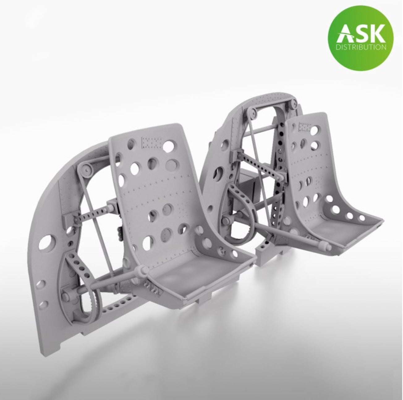 Art Scale 200-A48052 1:48 Mitsubishi A6M2-K bulkheads with seats set