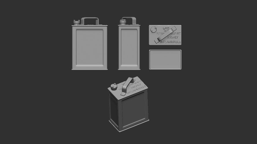 Art Scale 200-A72010 1:72 British Canister