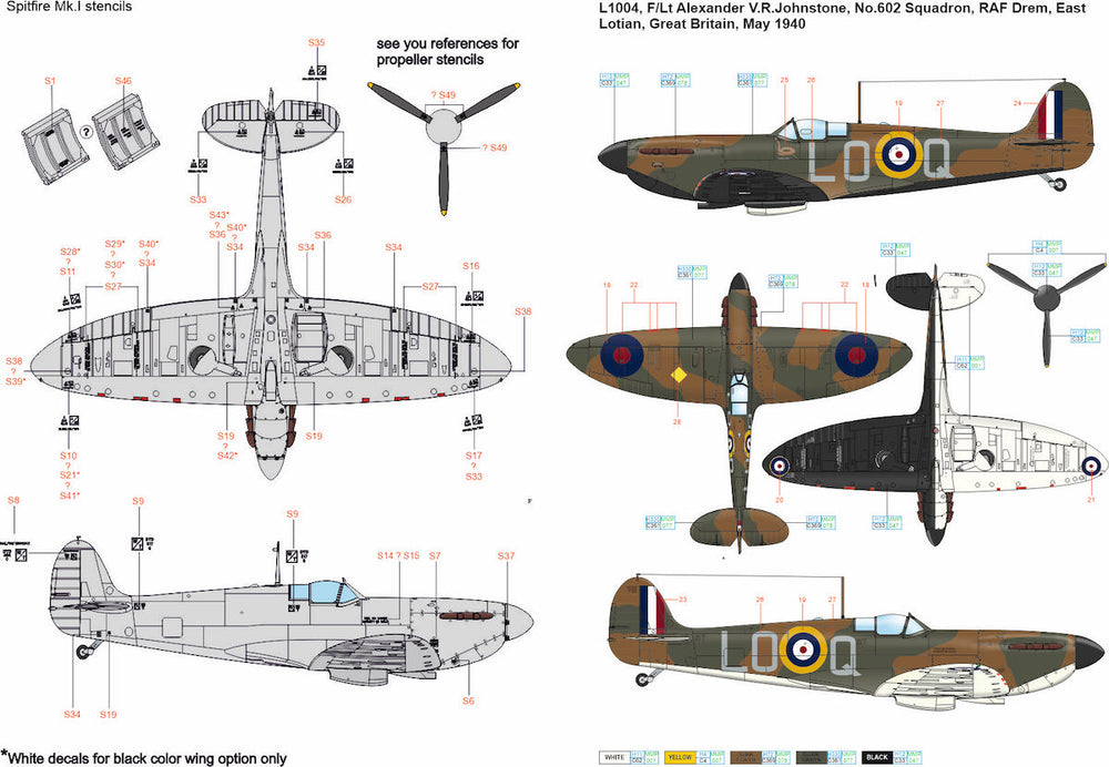 Art Scale 200-D32088 1:32 Supermarine Spitfire Mk.Ia part 1