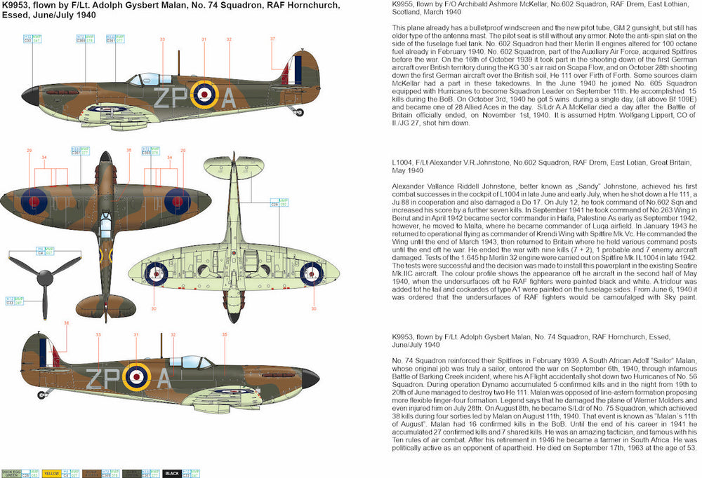 Art Scale 200-D32088 1:32 Supermarine Spitfire Mk.Ia part 1
