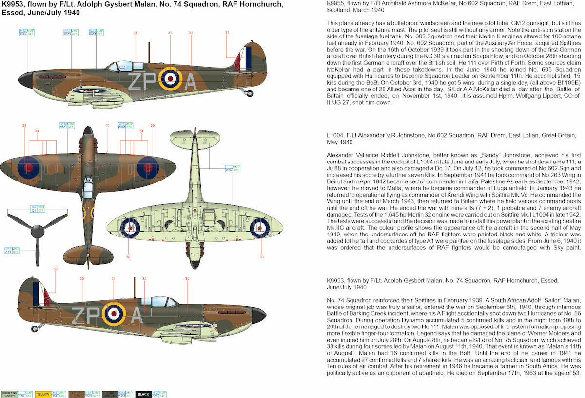 Art Scale 200-D32088 1:32 Supermarine Spitfire Mk.Ia part 1