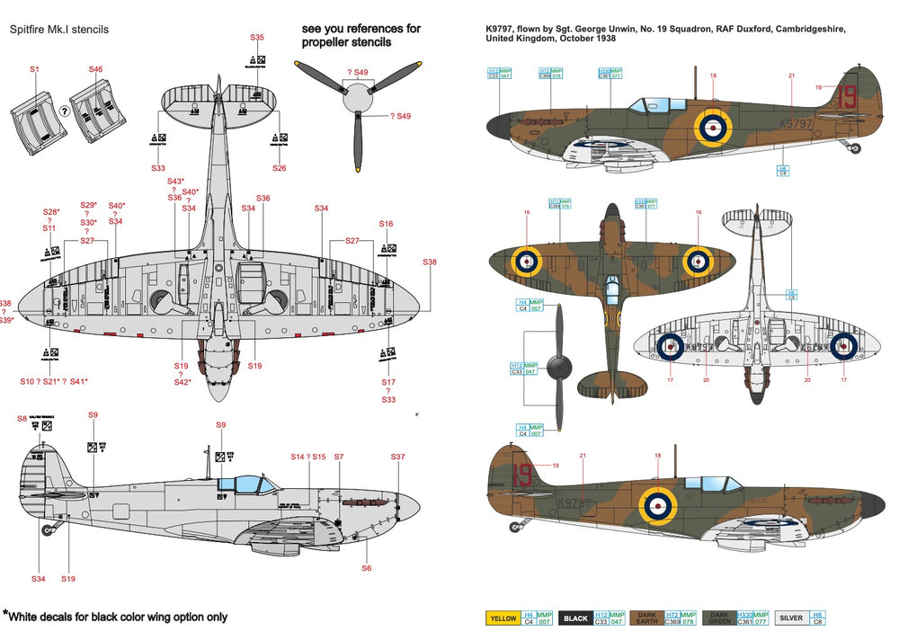 Art Scale 200-D32089 1:32 Supermarine Spitfire Mk.I early part 2
