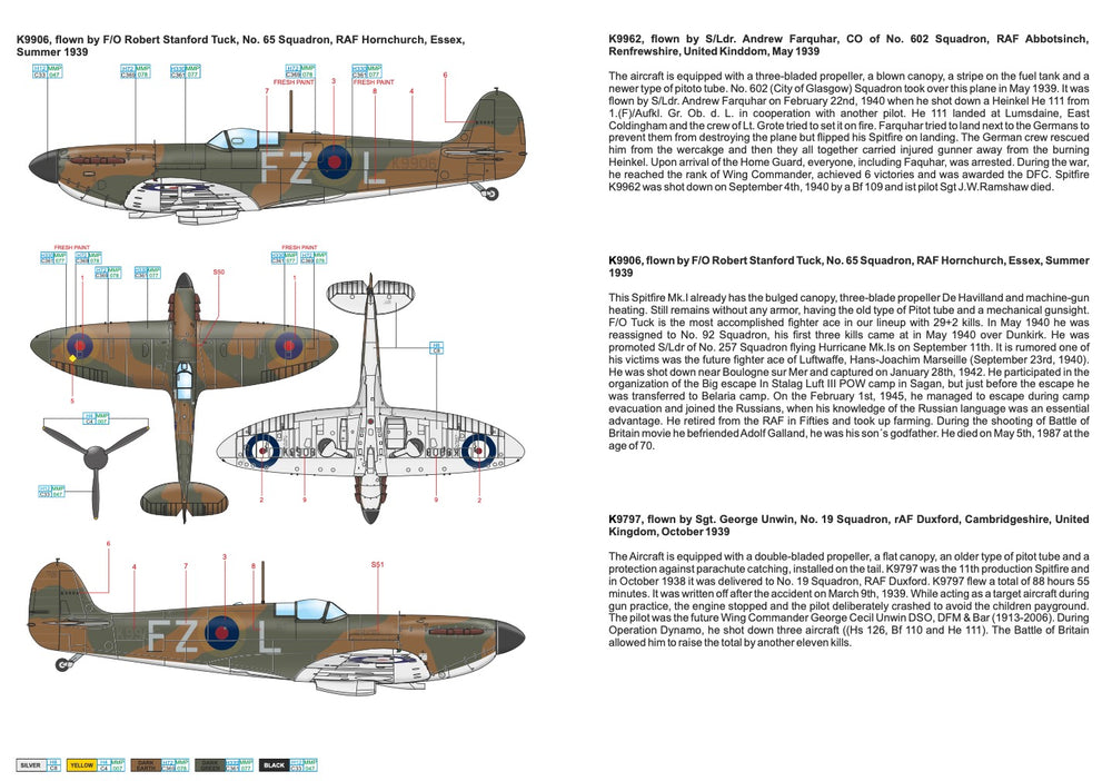 Art Scale 200-D32089 1:32 Supermarine Spitfire Mk.I early part 2