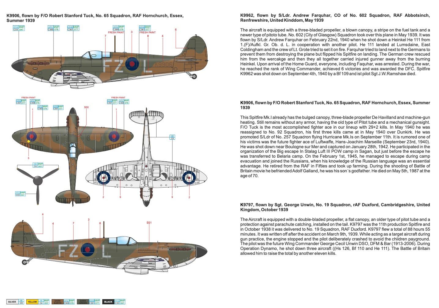 Art Scale 200-D32089 1:32 Supermarine Spitfire Mk.I early part 2