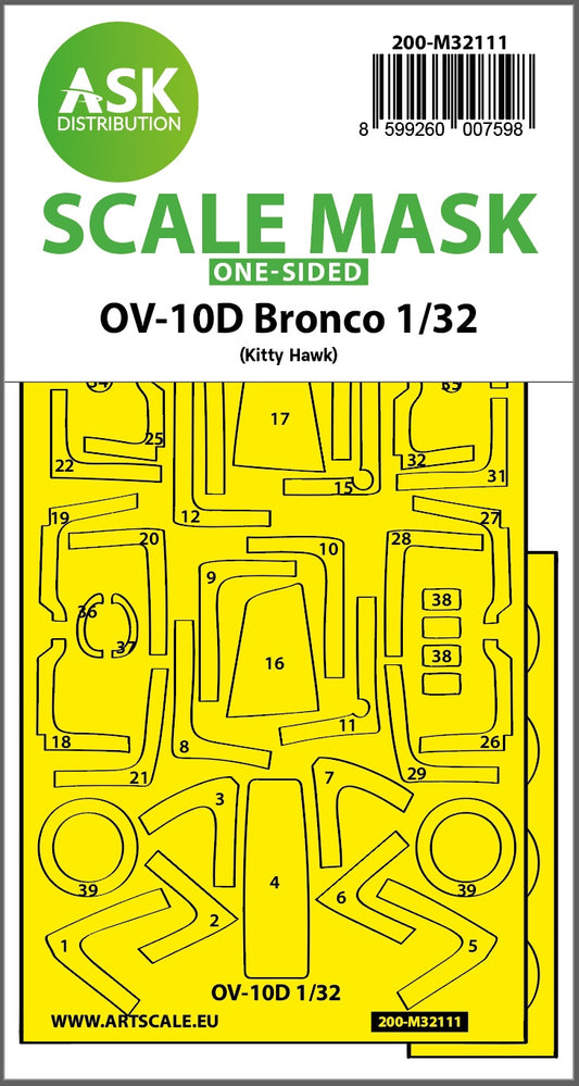 Art Scale 200-M32111 1:32 OV-10D Bronco One-Sided Express Paint Mask