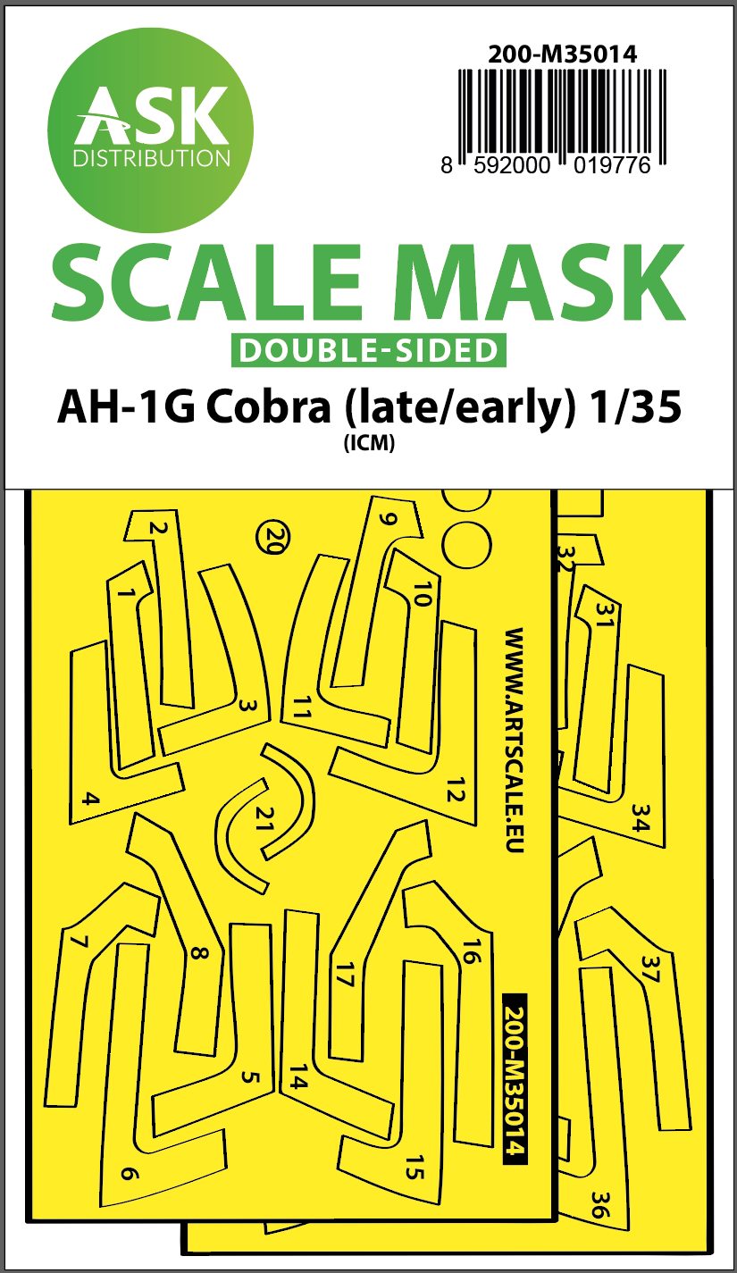 Art Scale 200-M35014 1:35 Bell AH-1G Cobra