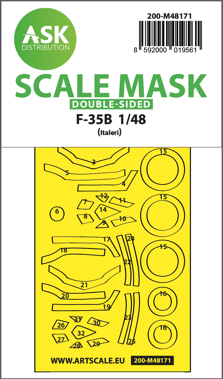 Art Scale 200-M48171 1:48 Lockheed-Martin F-35B Lightning II