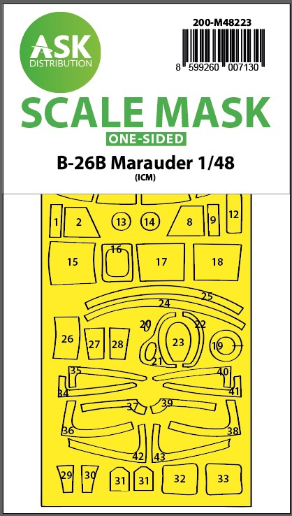 Art Scale 200-M48223 1:48 Martin B-26B Marauder