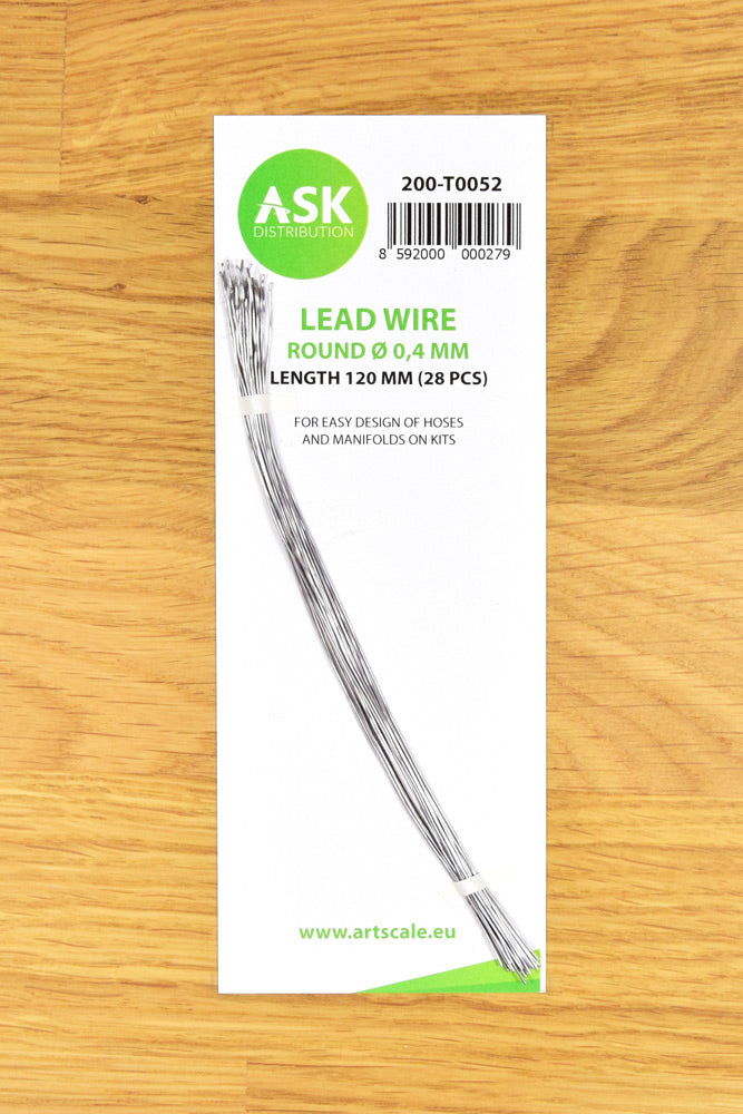 Art Scale 200-T0052 Lead Wire - Round ~ 0,4 mm x 120 mm (28 pcs)