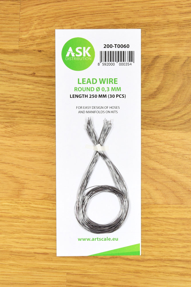 Art Scale 200-T0060 Lead Wire - Round ~ 0,3 mm x 250 mm (30 pcs)