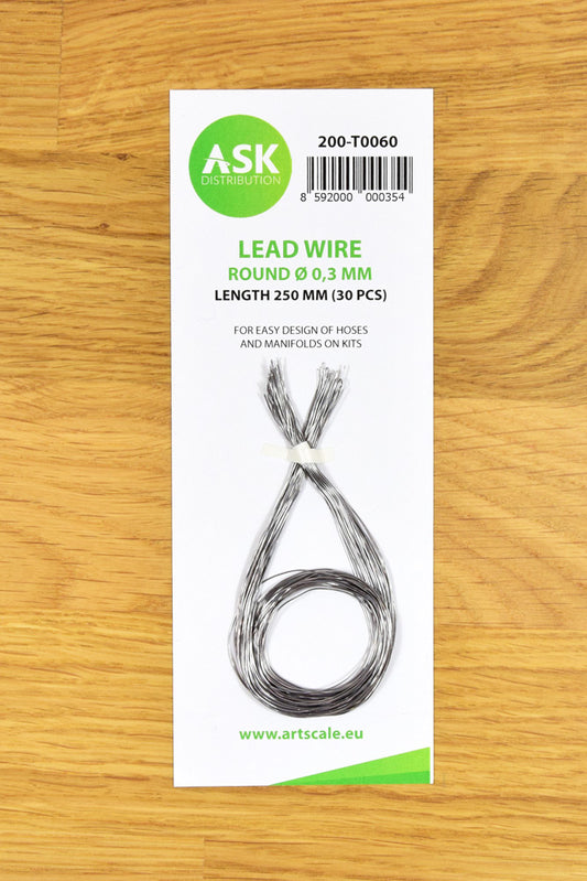 Art Scale 200-T0060 Lead Wire - Round ~ 0,3 mm x 250 mm (30 pcs)
