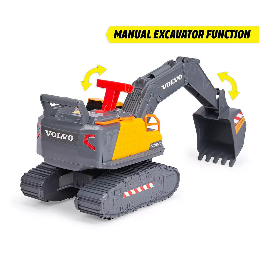 Dickie Toys Volvo Power Excavator Toy w/Lights & Sounds Age 3+