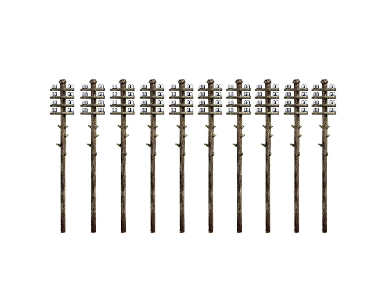 Ratio 211 Telegraph Poles N Gauge Kit
